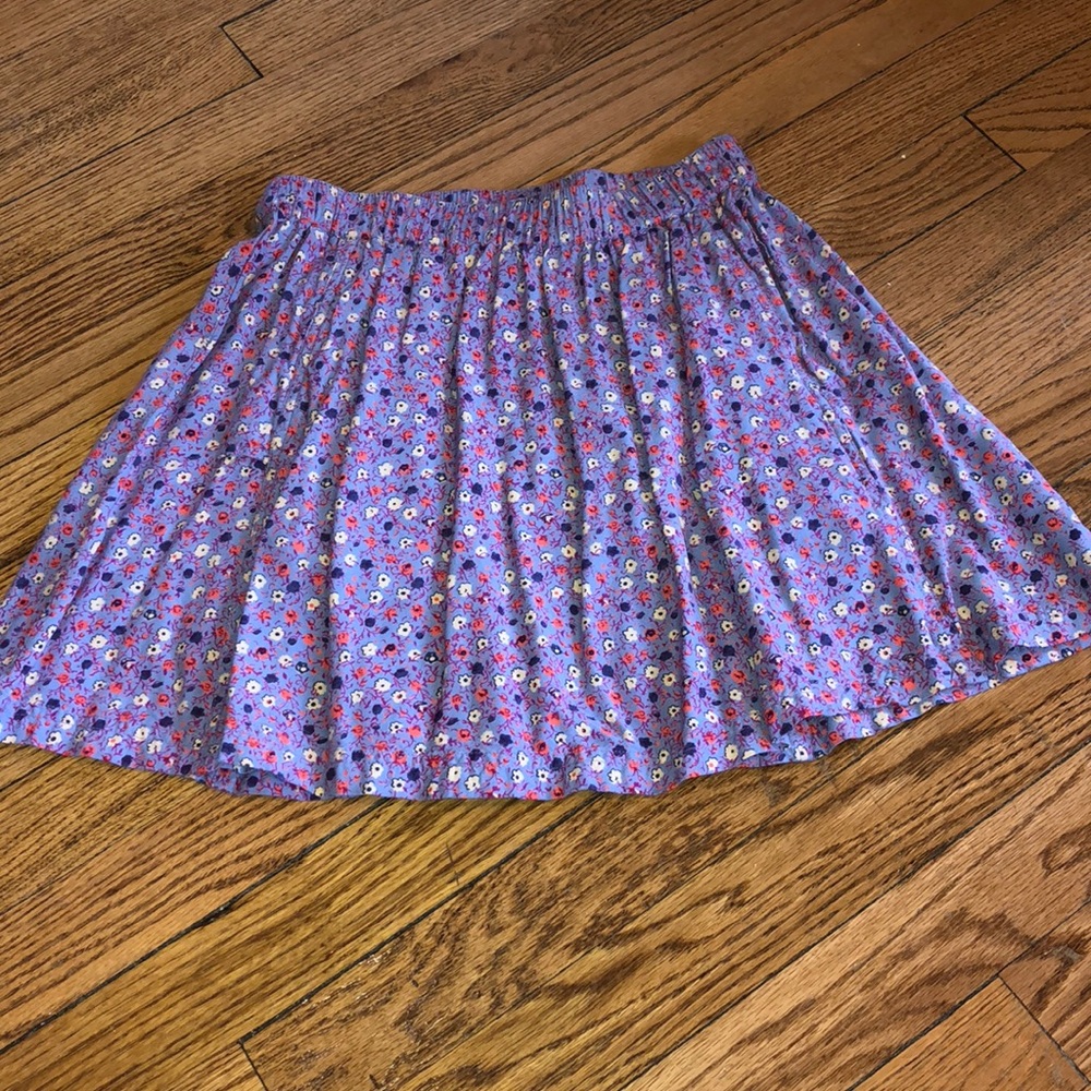 Urban outfitters purple Floral skirt small